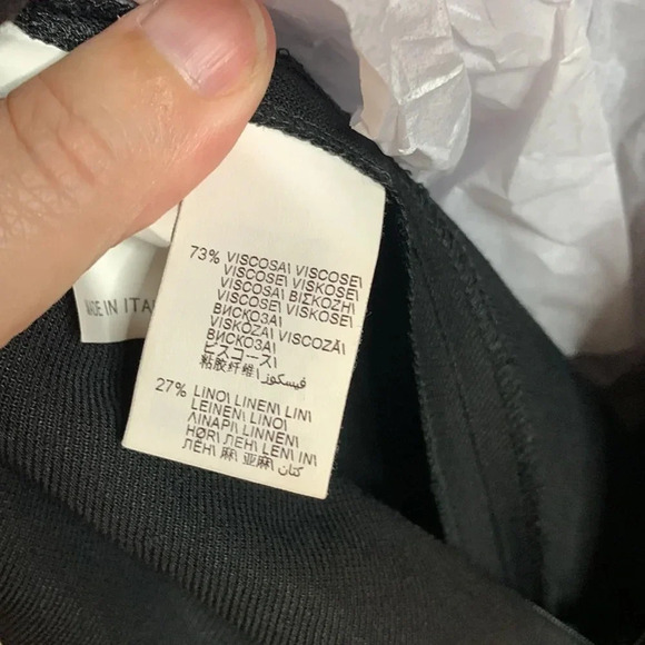 LIKE NEW BRUNELLO CUCINELLI Lace-Effect Halter Jumpsuit size L black - Picture 14 of 15